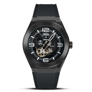 macross robotech modular mechanical watch black MOD42-MAC-SET-BLK-03