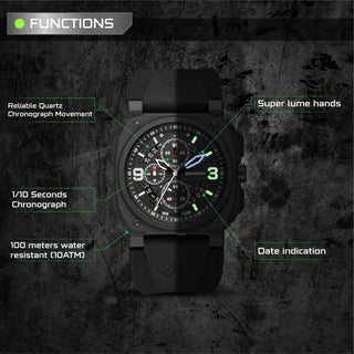 revolution AeroChron Core chronograp military watch function