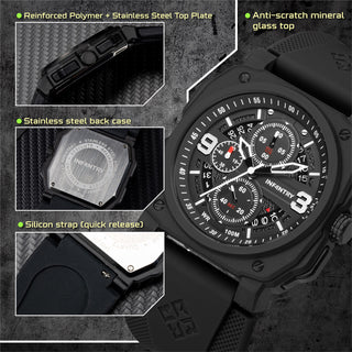 revolution chronomaster II military watch material REVO47-CHR02VD