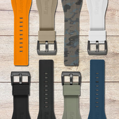 Customizable Silicone 24 mm Watch Strap Replacement 11840P-08_K0015936 main image 0