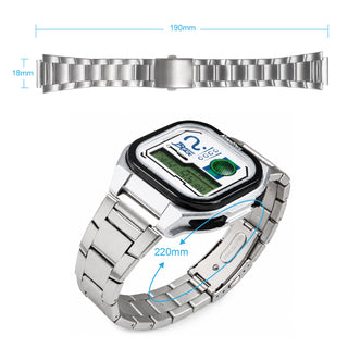 upgrade stainless steel strap silver fitting the full Kamen Rider Watch series  Size INP-KR-STP-S-05