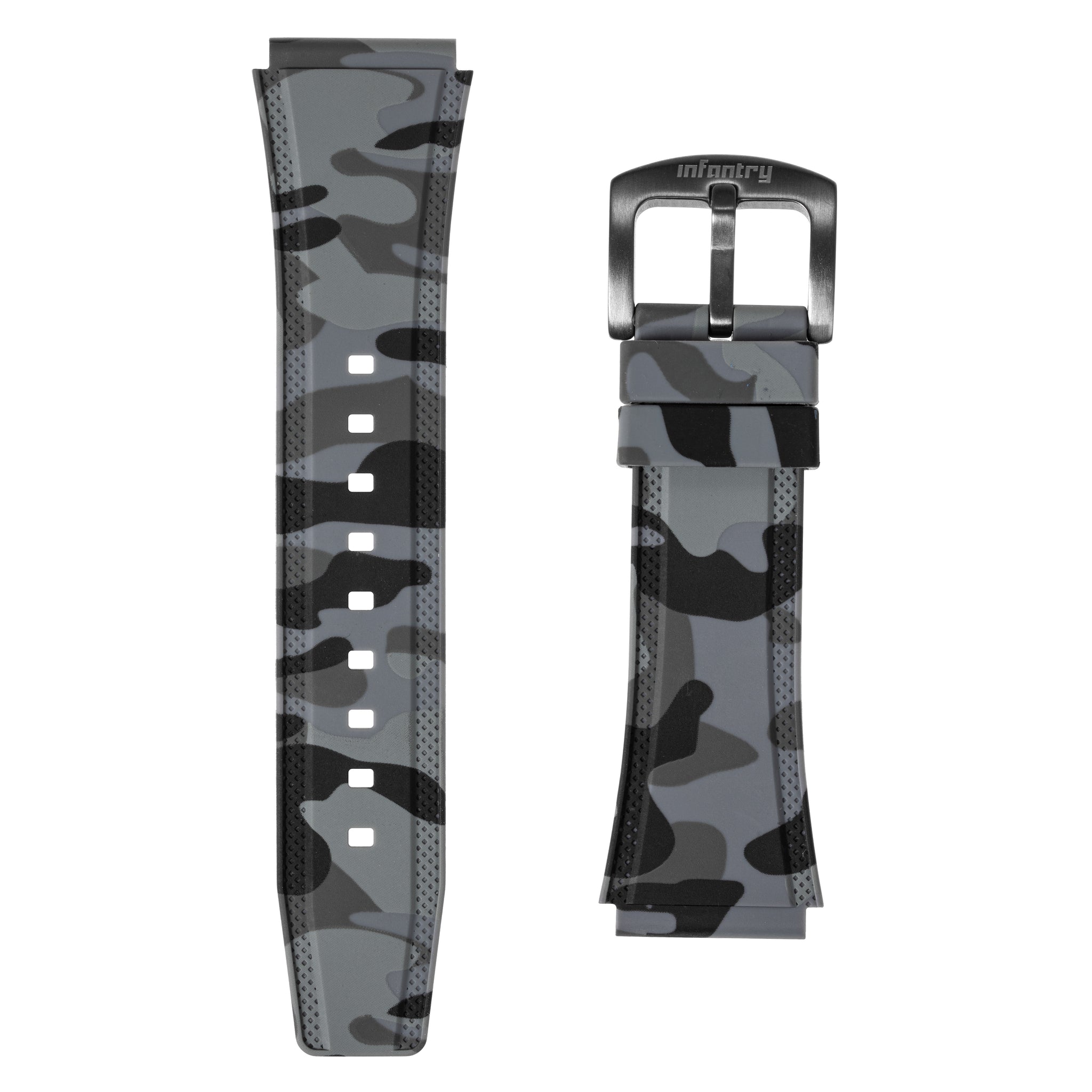 MOD 42/44 watch strap - Grey camouflage