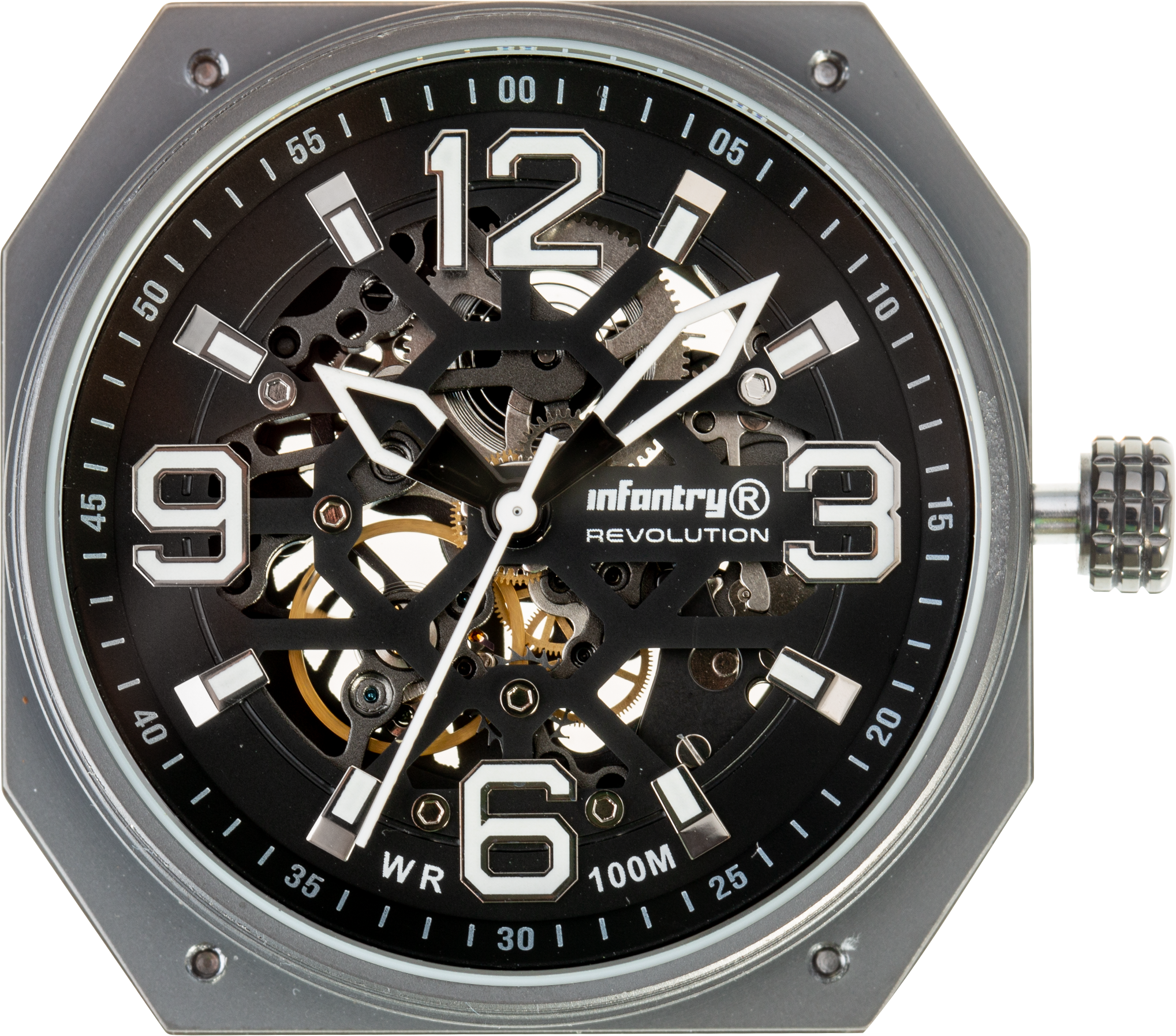 MOD 47 - watch movement - black-and-white