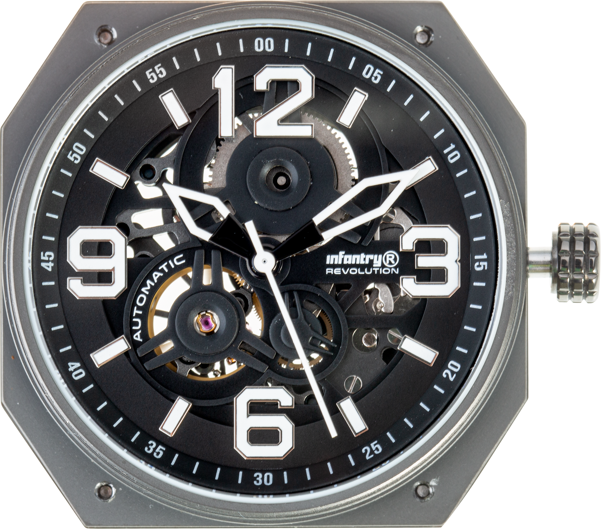 MOD 47 - watch movement - black-and-white