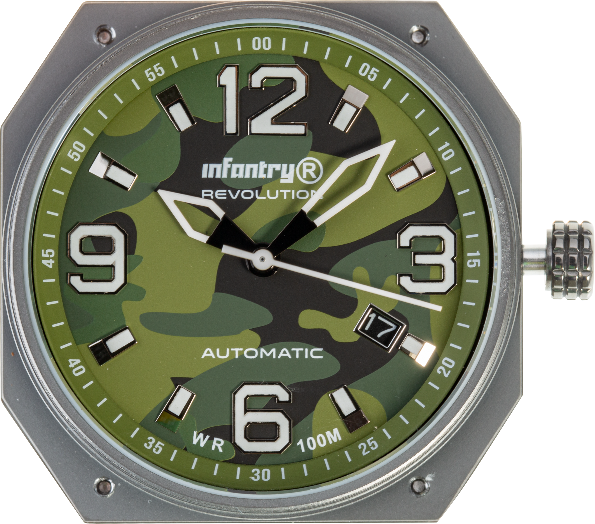 MOD 47 - watch movement - Green camouflage