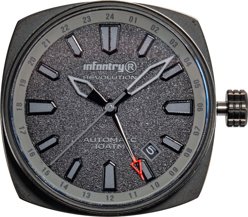 MOD 42/44 watch GMT movement -  Black-and-Gray