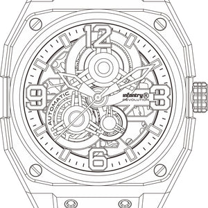 MOD 42/44 watch strap - Black