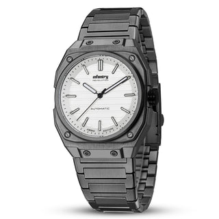 Infantry AMWG Miyota Automatic Men's Watch Set - Black & White waterproof_MOD42-AMWG-SET-02-02