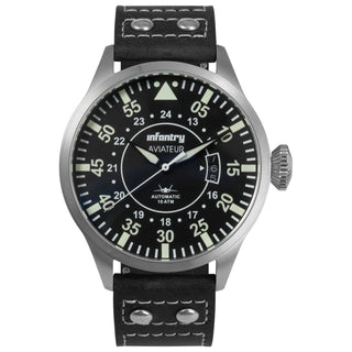 Infantry_Automatic_Mechanical_Men_s_Watch_-_Black_waterproof AVR-004-S-BLK-L