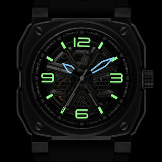 Infantry_Automatic Mechanical Men's Watch - Grey_waterproof MOD47-FC-04-05