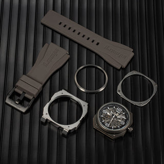 Infantry_Automatic Mechanical Men's Watch - Grey_waterproof MOD47-FC-04-06