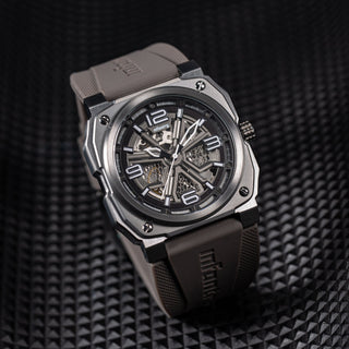 Infantry_Automatic Mechanical Men's Watch - Grey_waterproof MOD47-FC-04-08