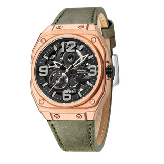 Infantry_Automatic_Movement_Men_s_Watch_-_Gold_Green_waterproof REVO-MOD-05-C-02