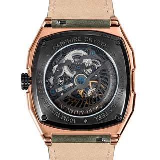 Infantry_Automatic_Movement_Men_s_Watch_-_Gold_Green_waterproof REVO-MOD-05-C-04