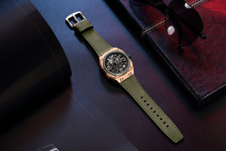 Infantry_Automatic_Movement_Men_s_Watch_-_Gold_Green_waterproof REVO-MOD-05-C-07