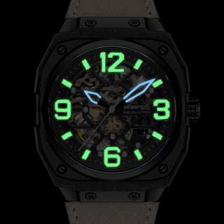 Infantry_Automatic_Movement_Men_s_Watch_-_Gold_White_waterproof waterproof REVO-MOD-03-C-05