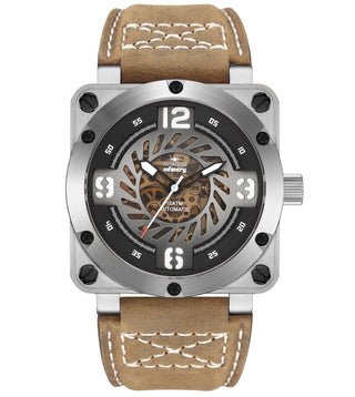 Infantry Automatic Movement Men's Watch - Silver, Gold, Black waterproof AVR-003-SKL-01