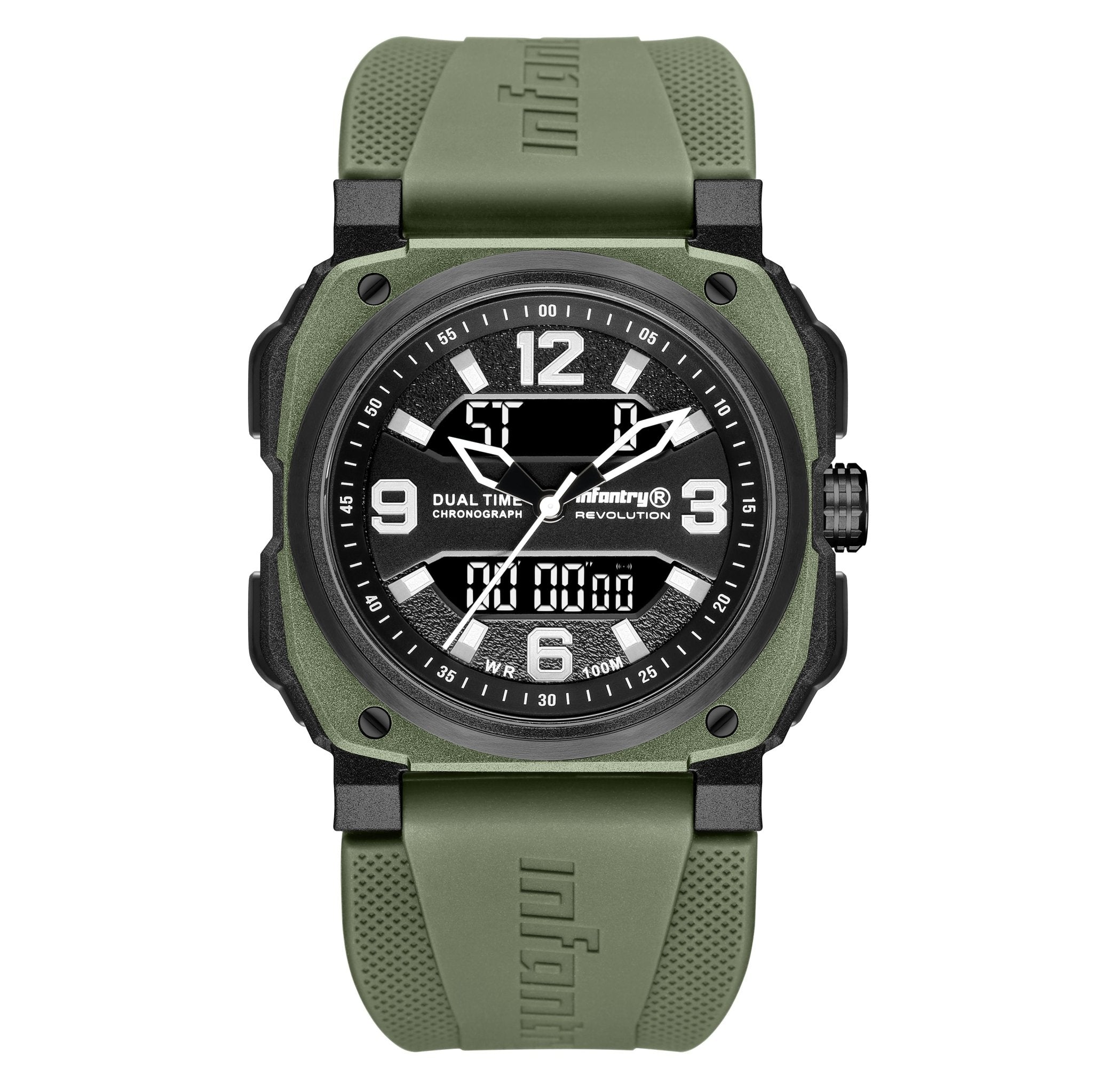 REVOLUTION The Dual Timer 47mm Military Watch Infantryยฎ