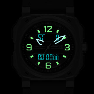 Infantry Digital & Analog Dual Display Men's Watch - Grey, Desert, Grey camo, Desert camo waterproof_REVO-AD-01-V2-07
