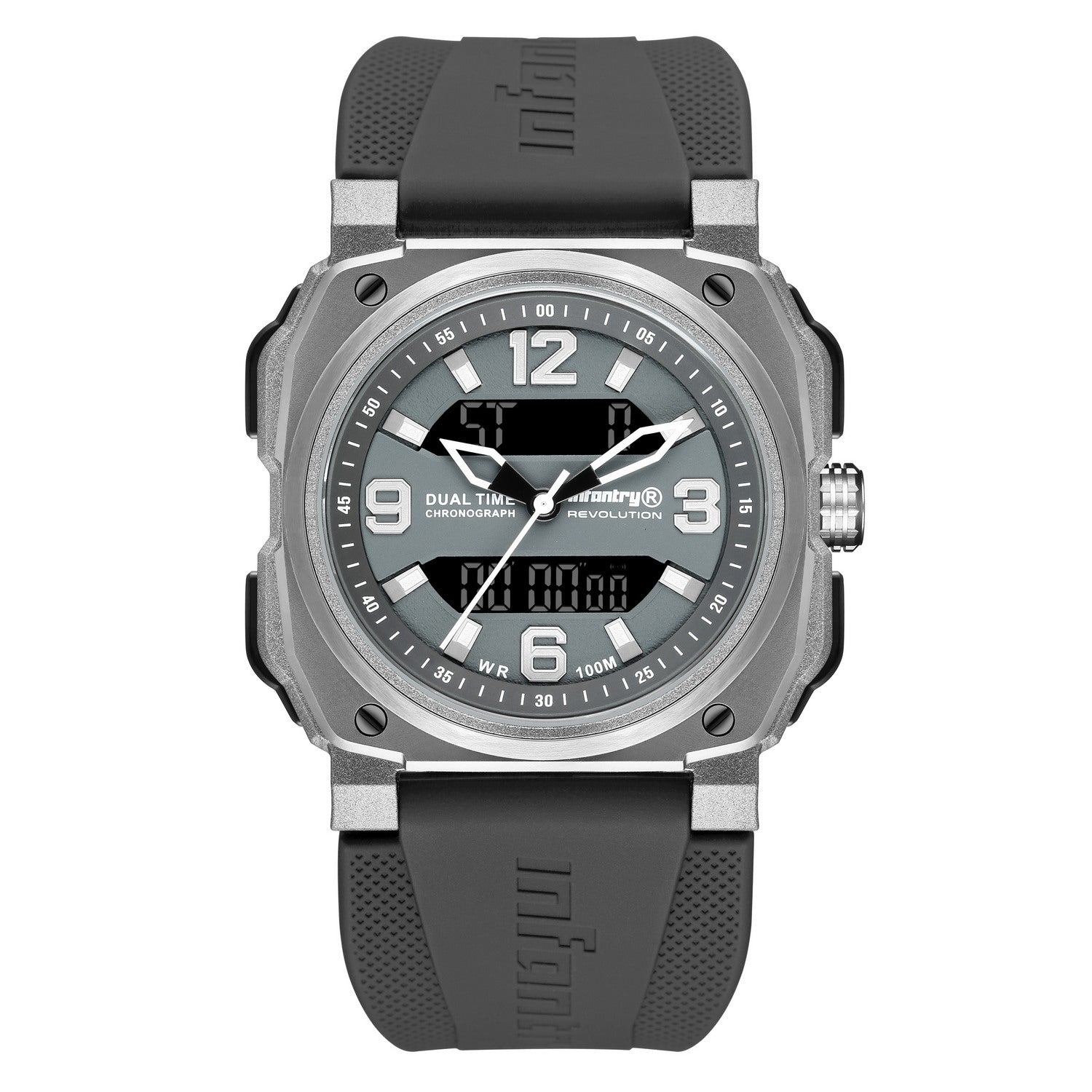 REVOLUTION - Dual Timer 47 | Gray Military Watches | Infantry®