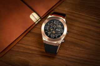 Infantry_Jewels_Automatic_Movement_Men_s_Watch_-_Gold_Black_waterproof REVO-MOD44-03-C-03