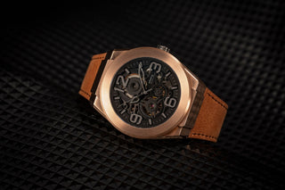 Infantry_Jewels_Automatic_Movement_Men_s_Watch_-_Gold_Brown_waterproof REVO-MOD-44-06-C-02