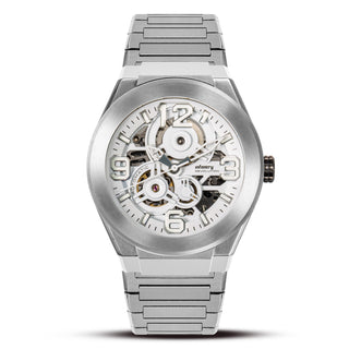 Infantry Jewels Automatic Movement Men's Watch - Silver waterproof REVO-MOD-44-05-C