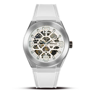 Infantry Jewels Automatic Movement Men's Watch - White waterproof REVO-MOD-44-02-C