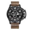 Cuir noir-marron