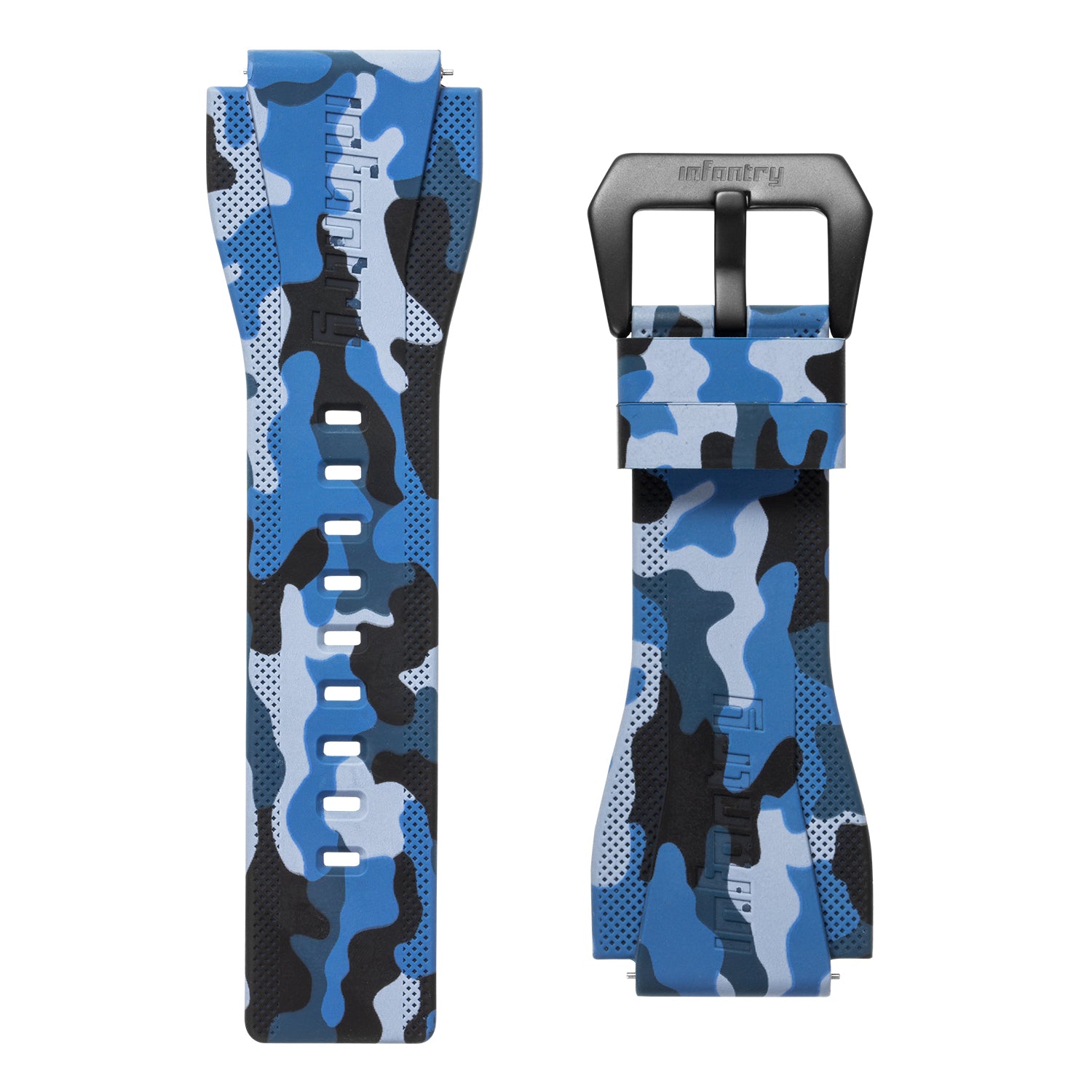 MOD 47 watch strap - Blue camouflage