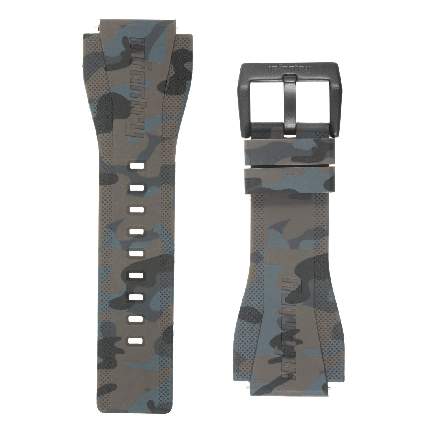 MOD 47 watch strap - Grey camouflage